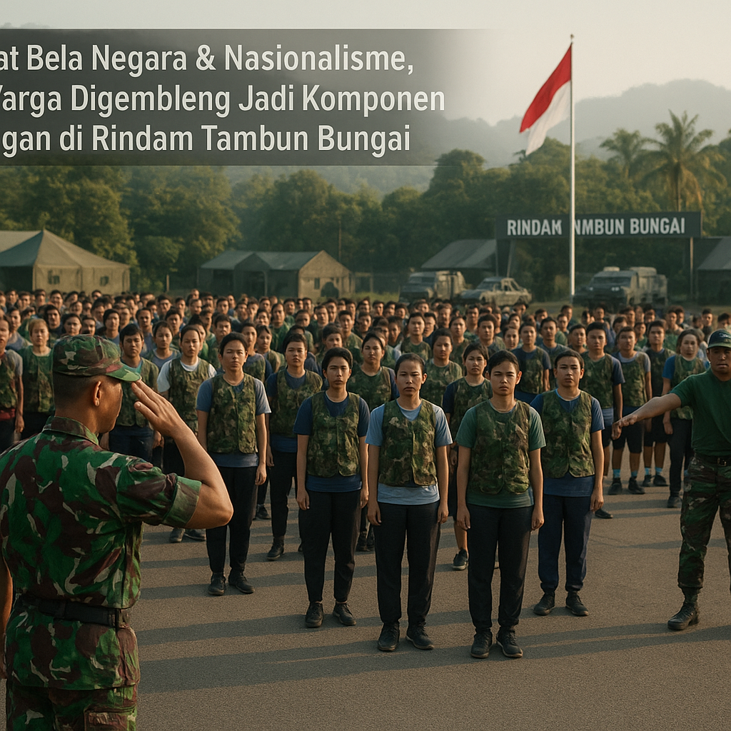 Perkuat Bela Negara & Nasionalisme, 260 Warga Digembleng Jad...