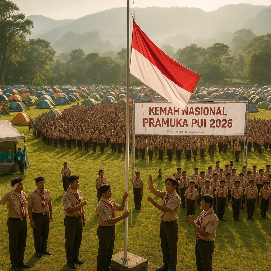 Kemah Nasional Pramuka PUI 2026 Digelar di Sukabumi, Libatka...