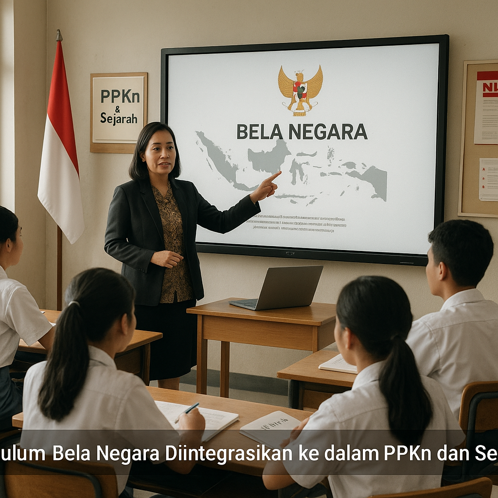Kurikulum Bela Negara Diintegrasikan ke dalam Mata Pelajaran...