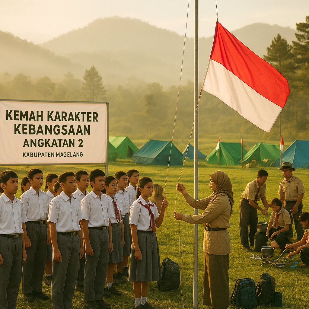 Kemah Karakter Kebangsaan, Bentuk Pembiasaan dan Keteladanan...