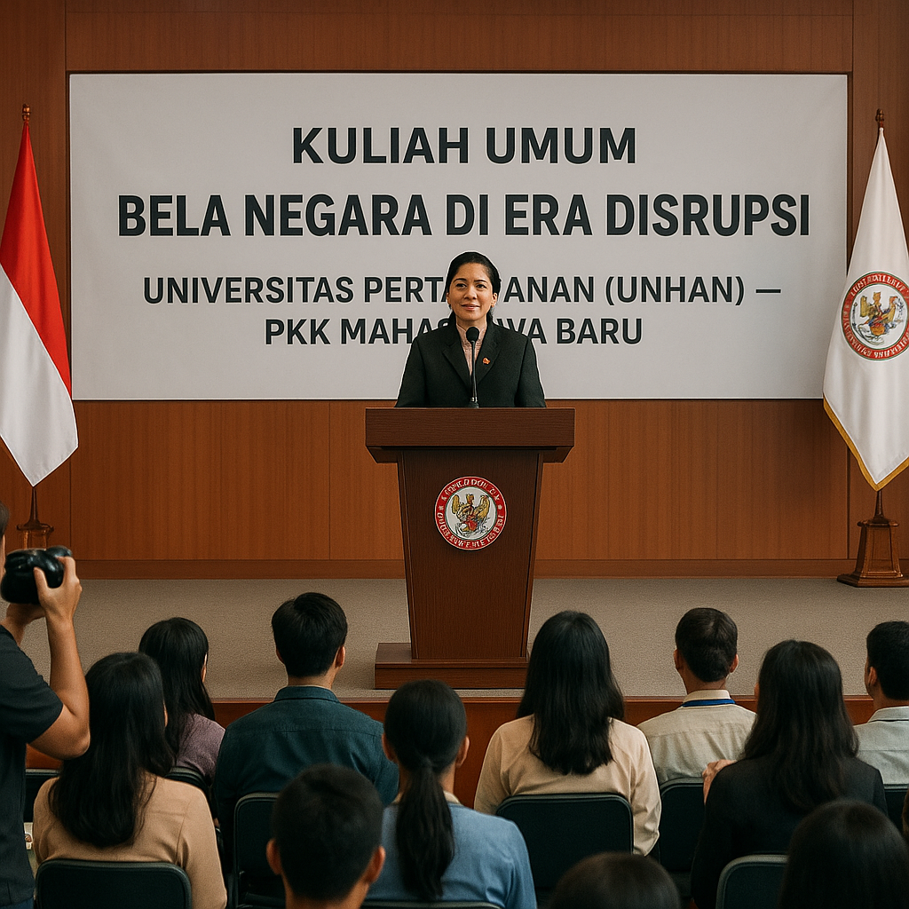 Universtias Pertahanan (Unhan) Gelar Kuliah Umum Bela Negara...