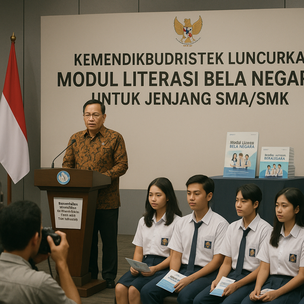 Kemendikbudristek Luncurkan Modul Literasi Bela Negara untuk...