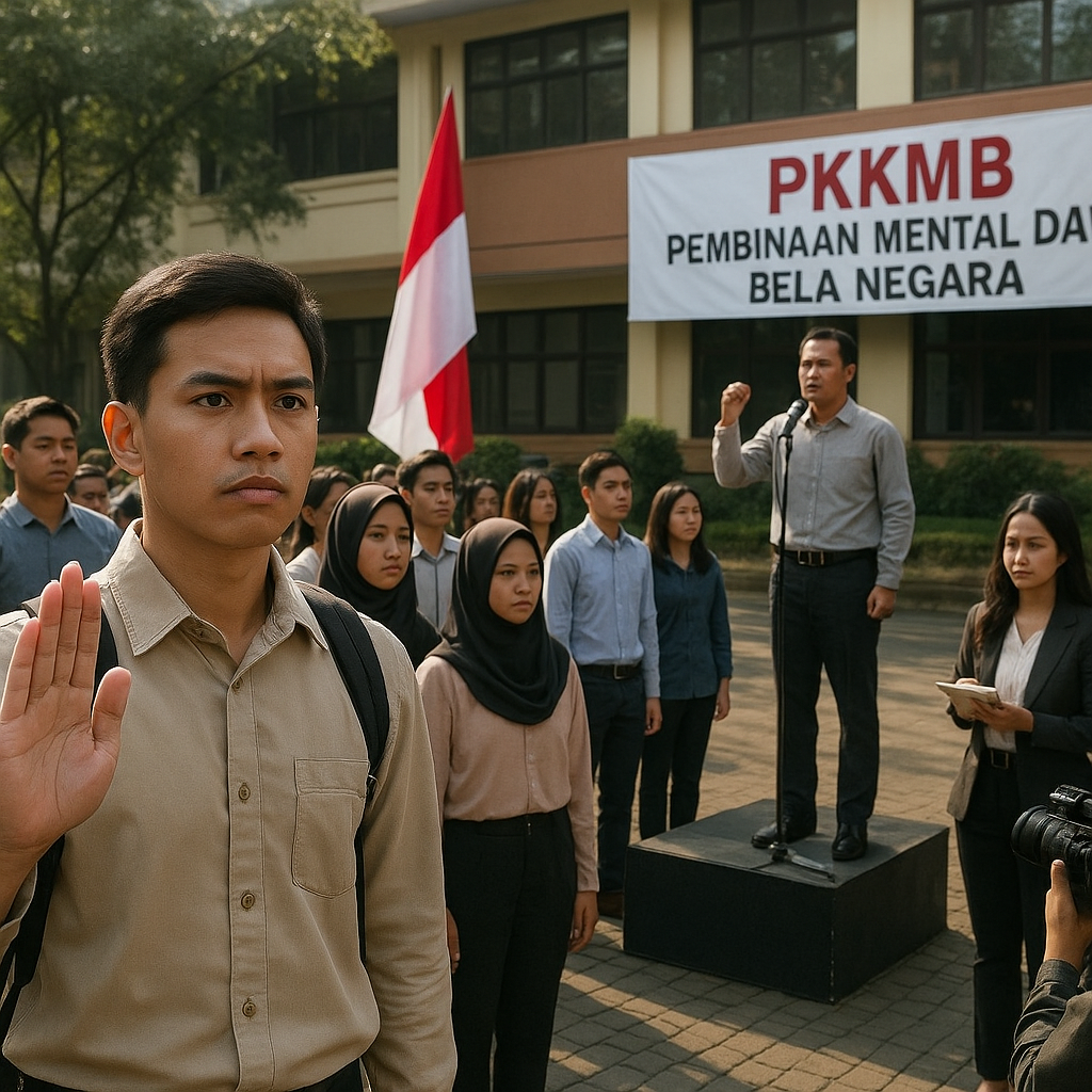 Pembinaan Mental dan Bela Negara Mahasiswa Baru lewat Progra...