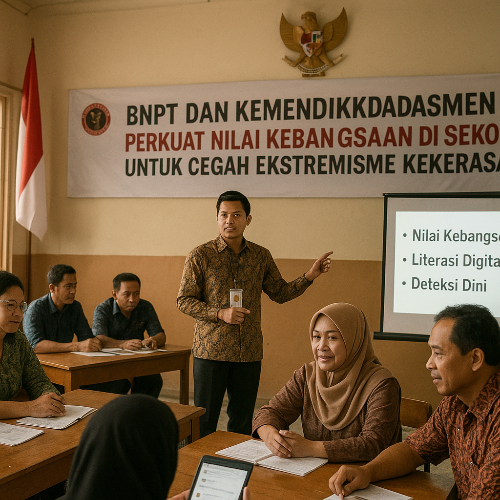 BNPT dan Kemendikdasmen Perkuat Nilai Kebangsaan di Sekolah...