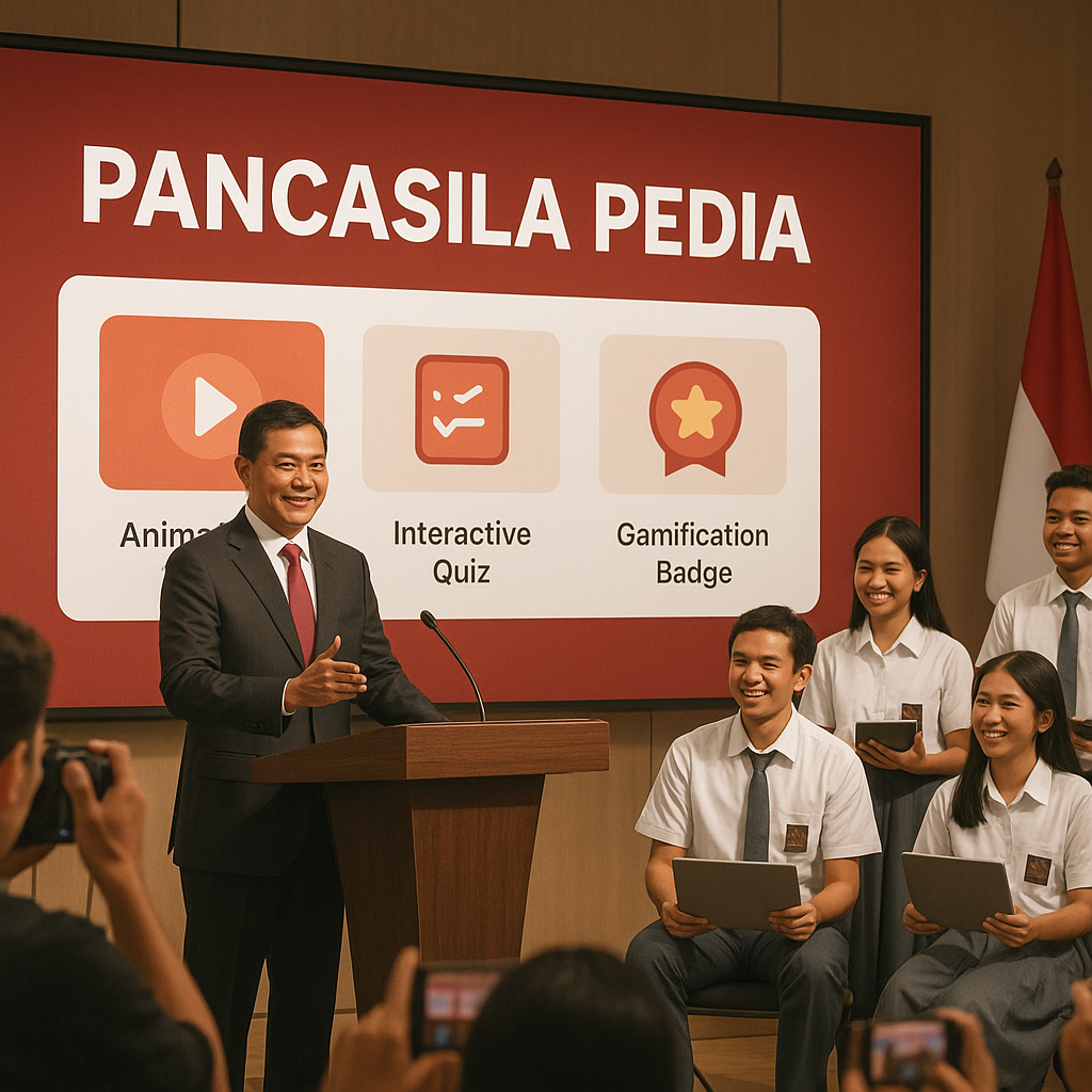 Kemendikbud Luncurkan Platform Digital 'Pancasila Pedia' unt...