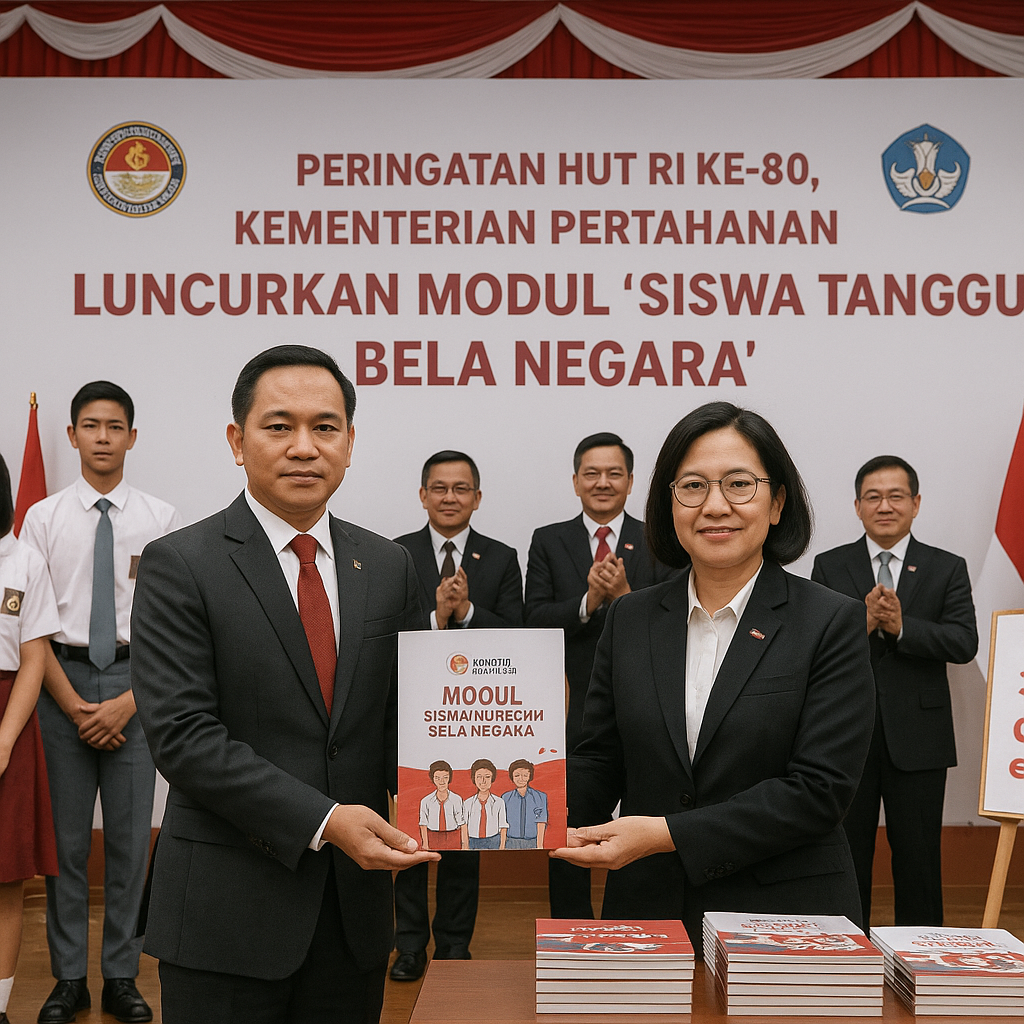 Peringatan HUT RI ke-80, Kementerian Pertahanan Luncurkan Mo...