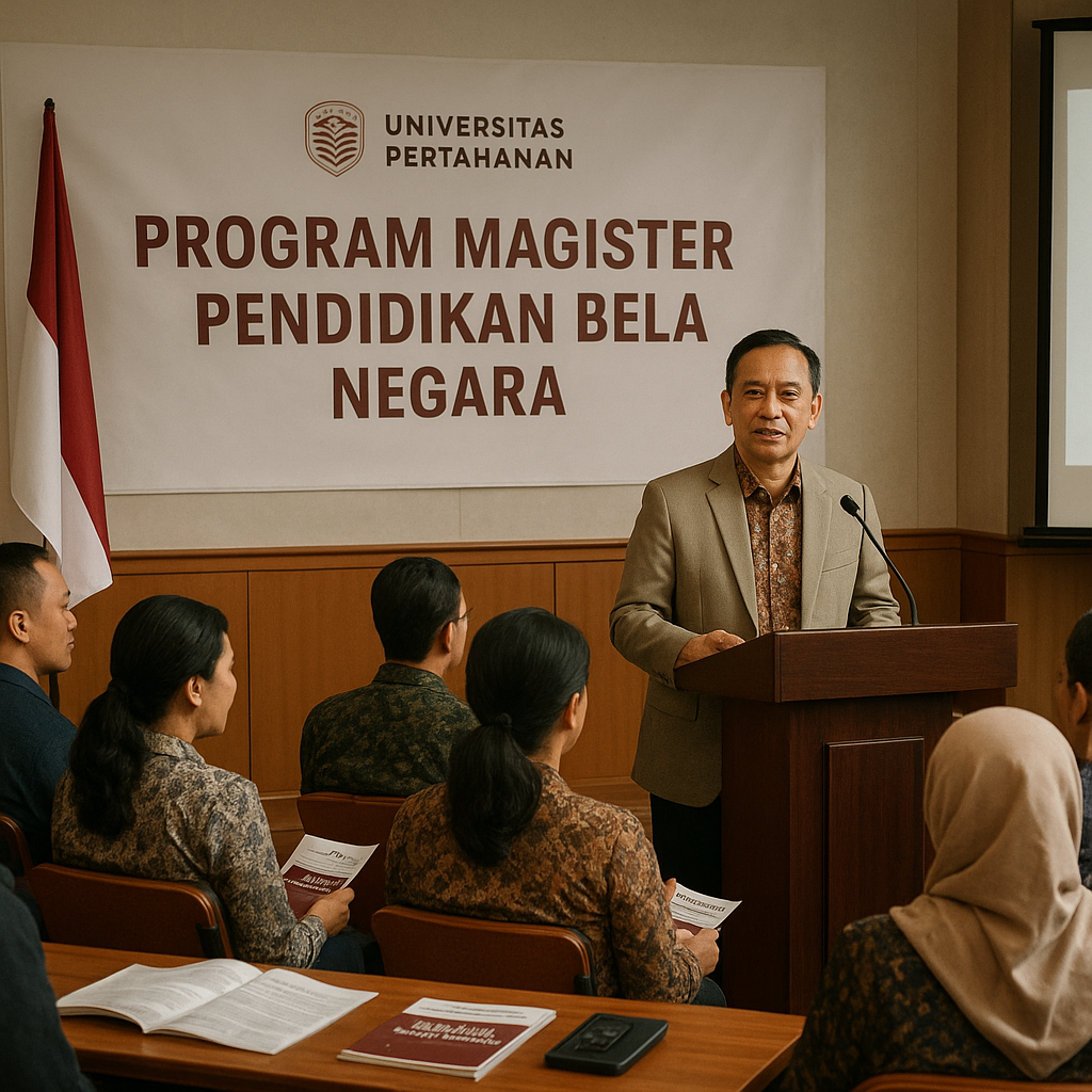 Universitas Pertahanan Buka Program Magister Pendidikan Bela...