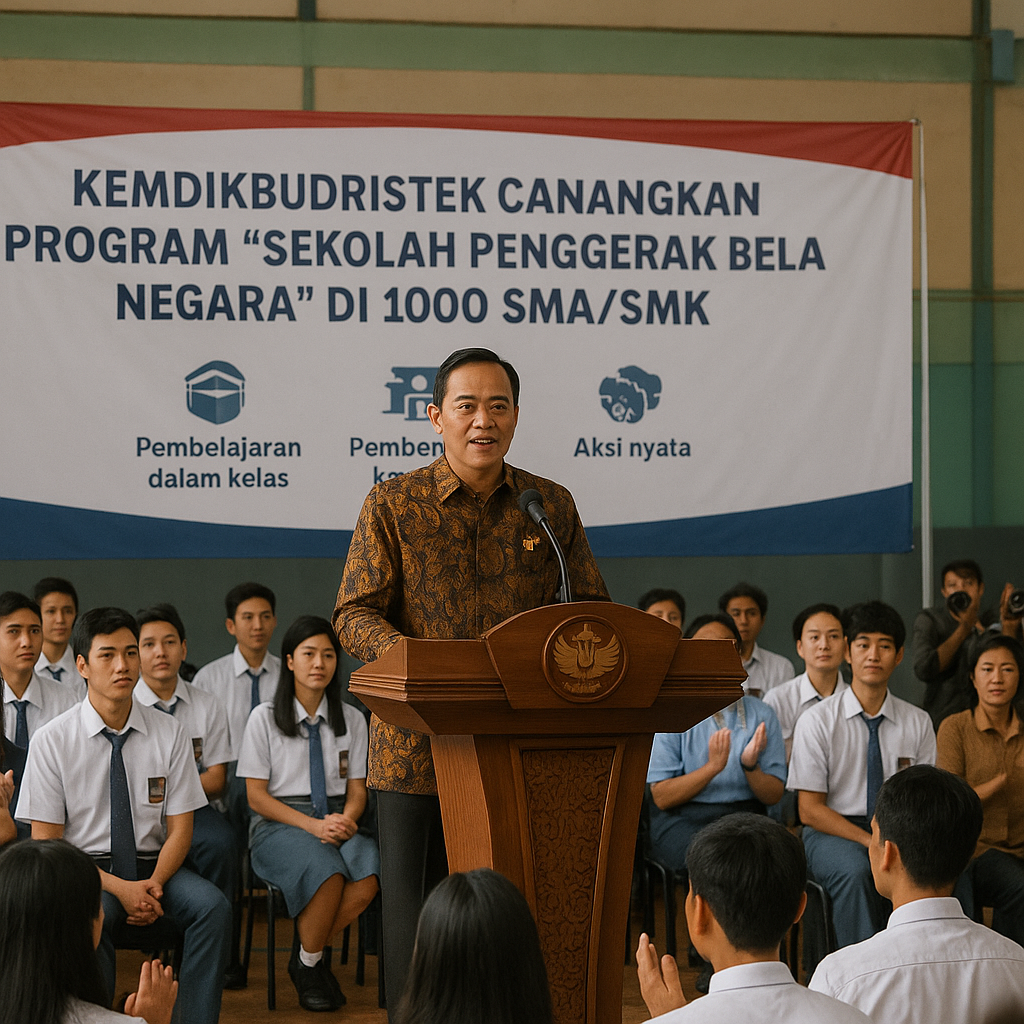 Kemdikbudristek Canangkan Program 'Sekolah Penggerak Bela Ne...