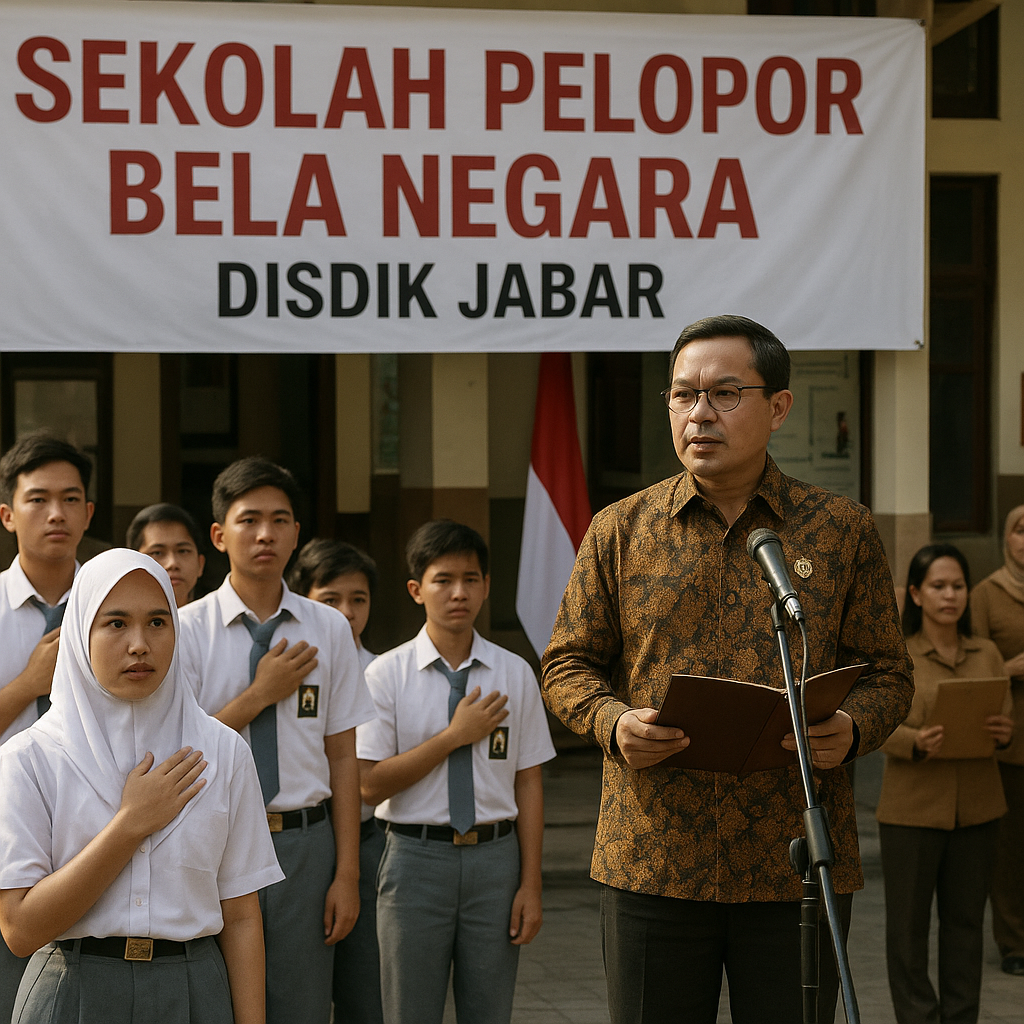 Disdik Jabar Canangkan Program Sekolah Pelopor Bela Negara d...