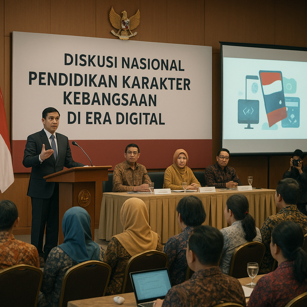 Diskusi Nasional "Pendidikan Karakter Kebangsaan di Era Digi...