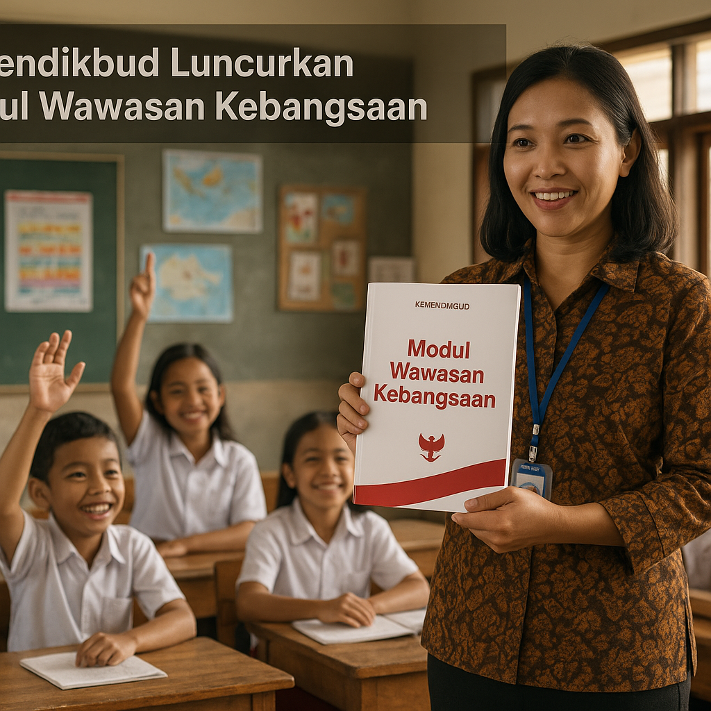 Kemendikbud Luncurkan Modul Wawasan Kebangsaan untuk Guru Se...