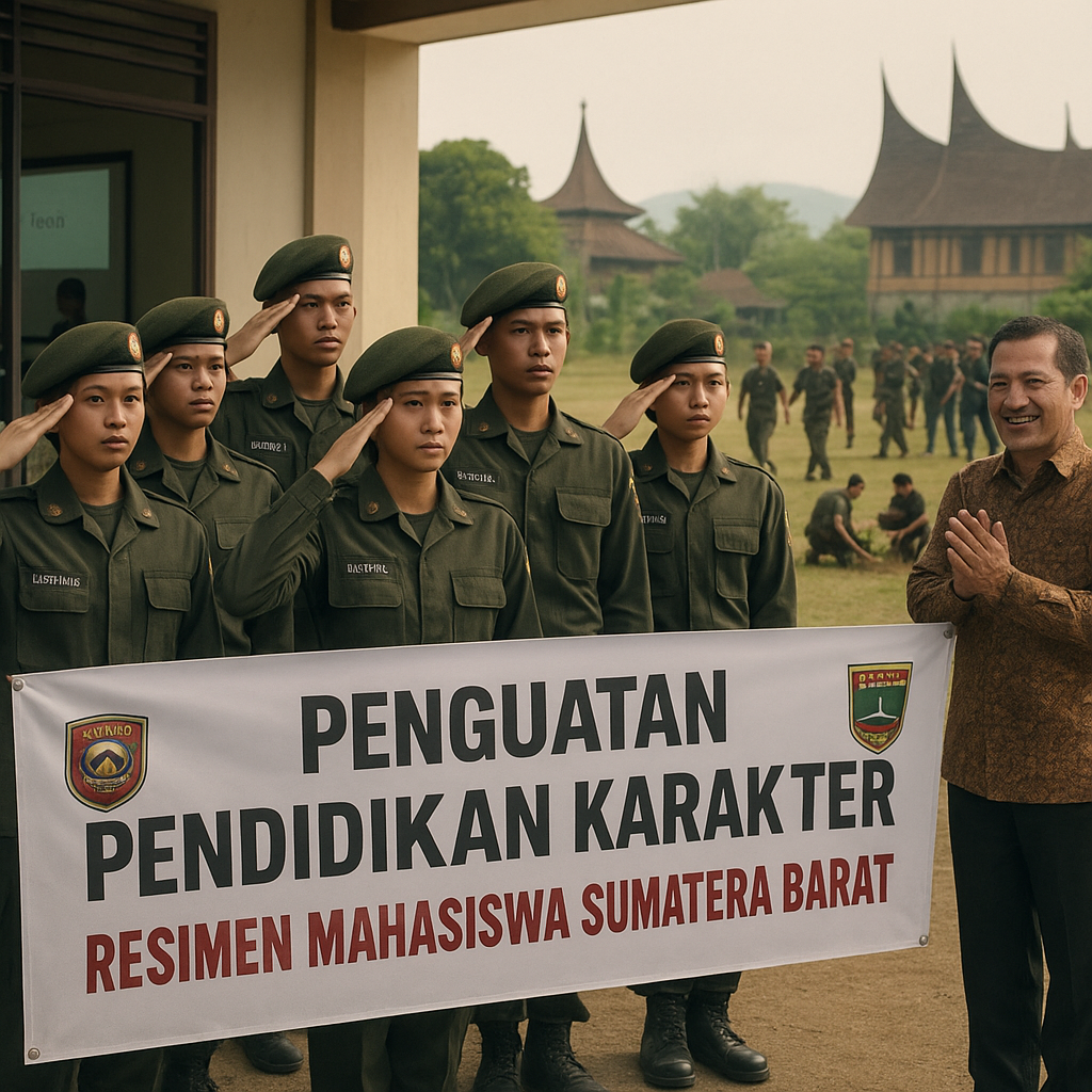 Penguatan Pendidikan Karakter melalui Kegiatan Resimen Mahas...