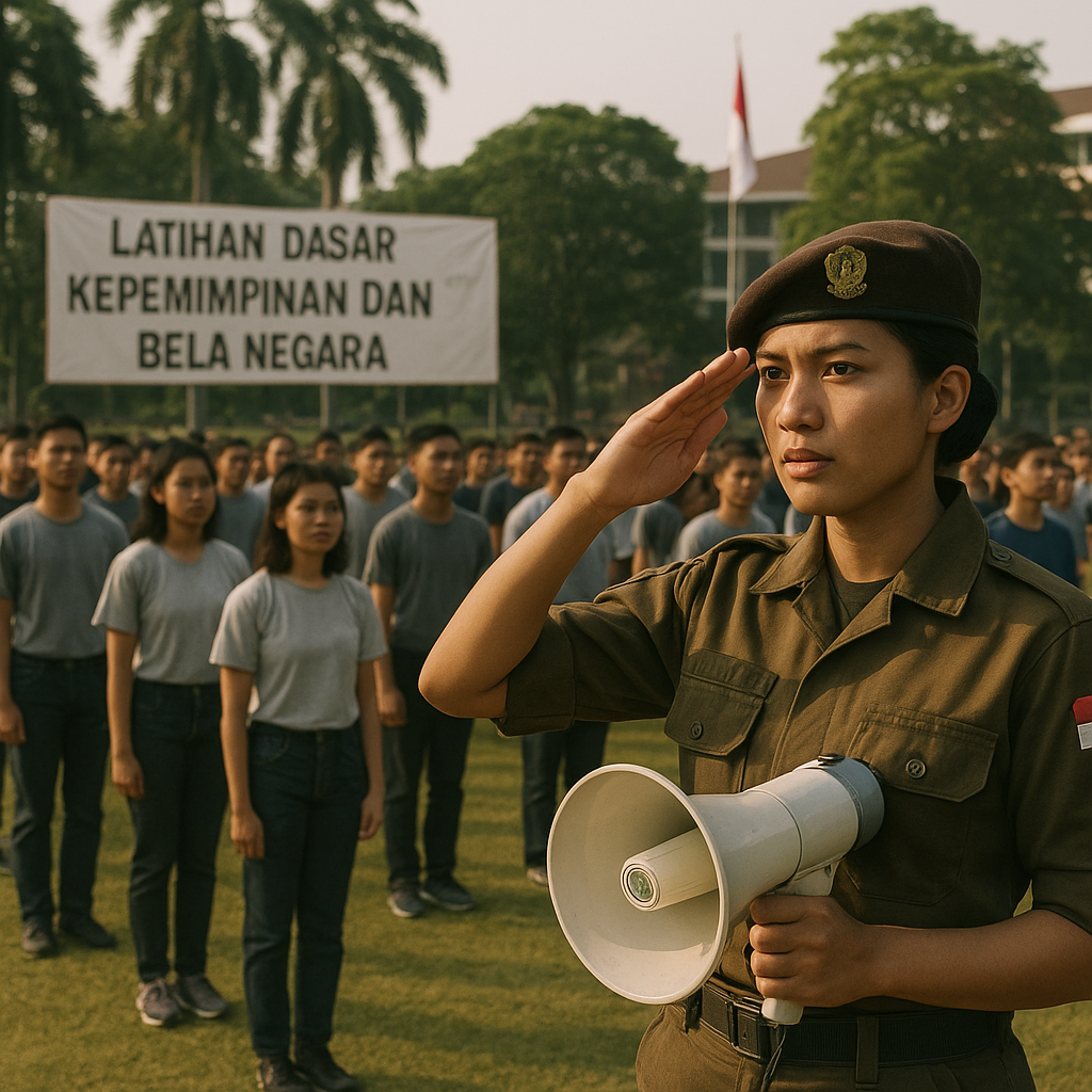 Menwa UI Gelar Latihan Dasar Kepemimpinan dan Bela Negara un...