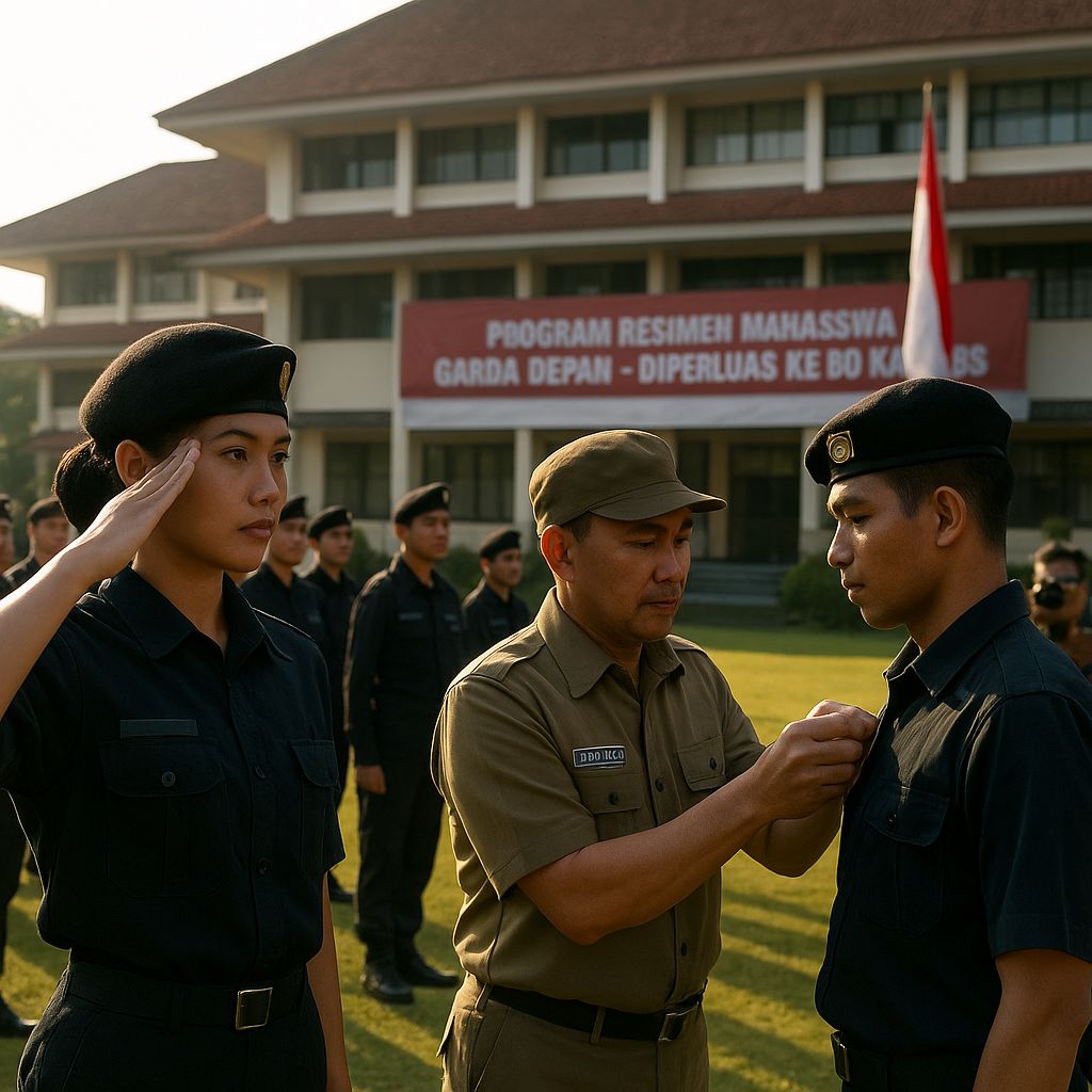 Program 'Resimen Mahasiswa Garda Depan' Diperluas ke 50 Kamp...