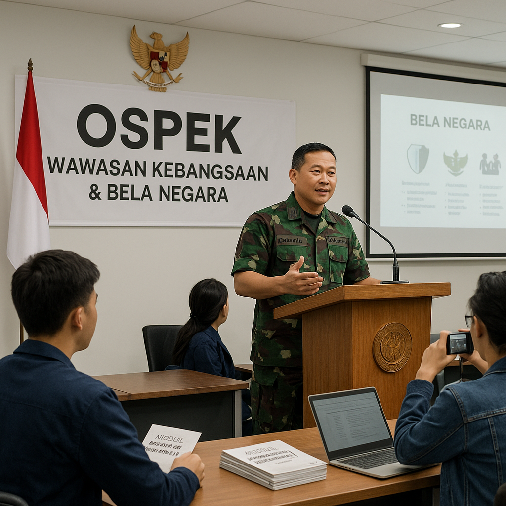 Danramil Beri Materi Wawasan Kebangsaan dan Bela Negara ke M...