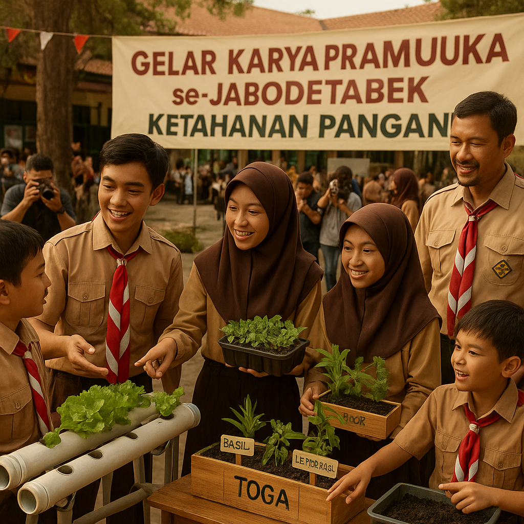 Gelar Karya Pramuka se-Jabodetabek: Siswa Tampilkan Proyek S...