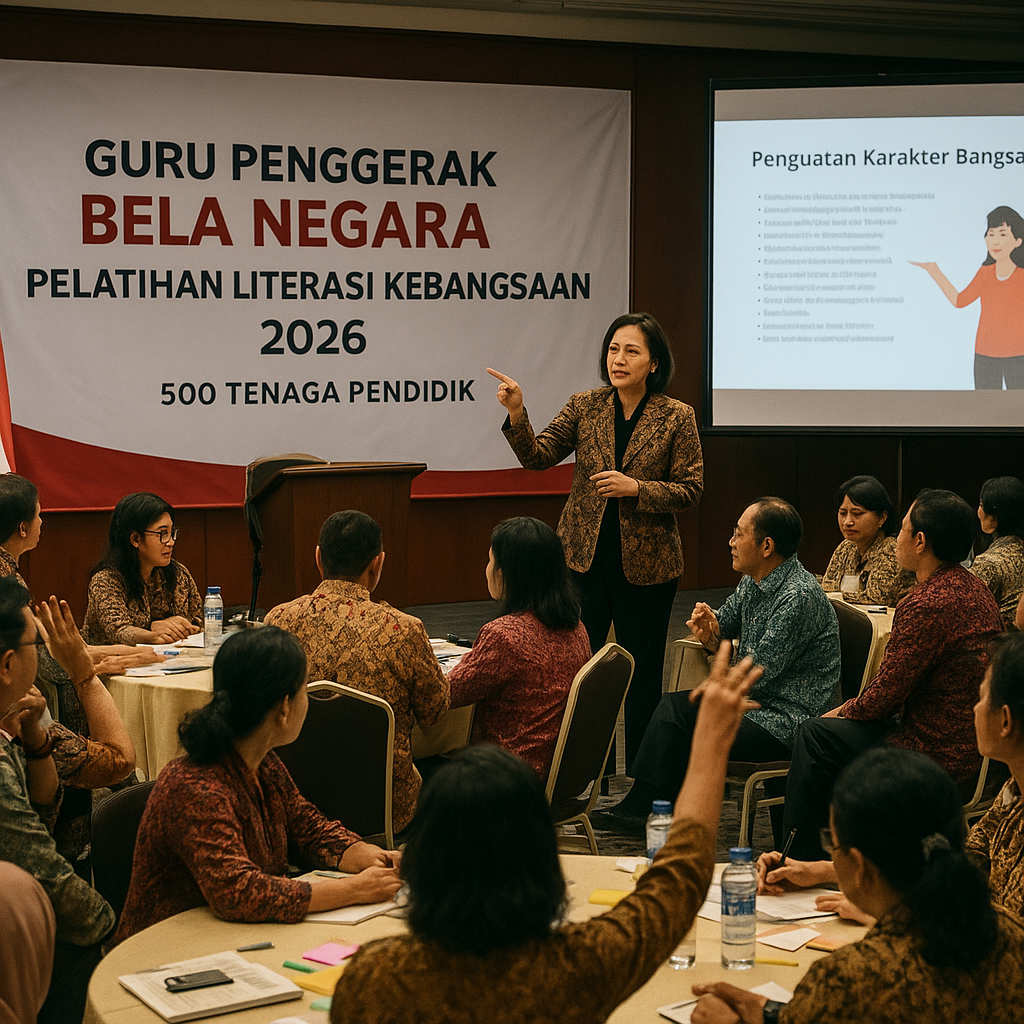 Guru Penggerak Bela Negara: Pelatihan Literasi Kebangsaan un...