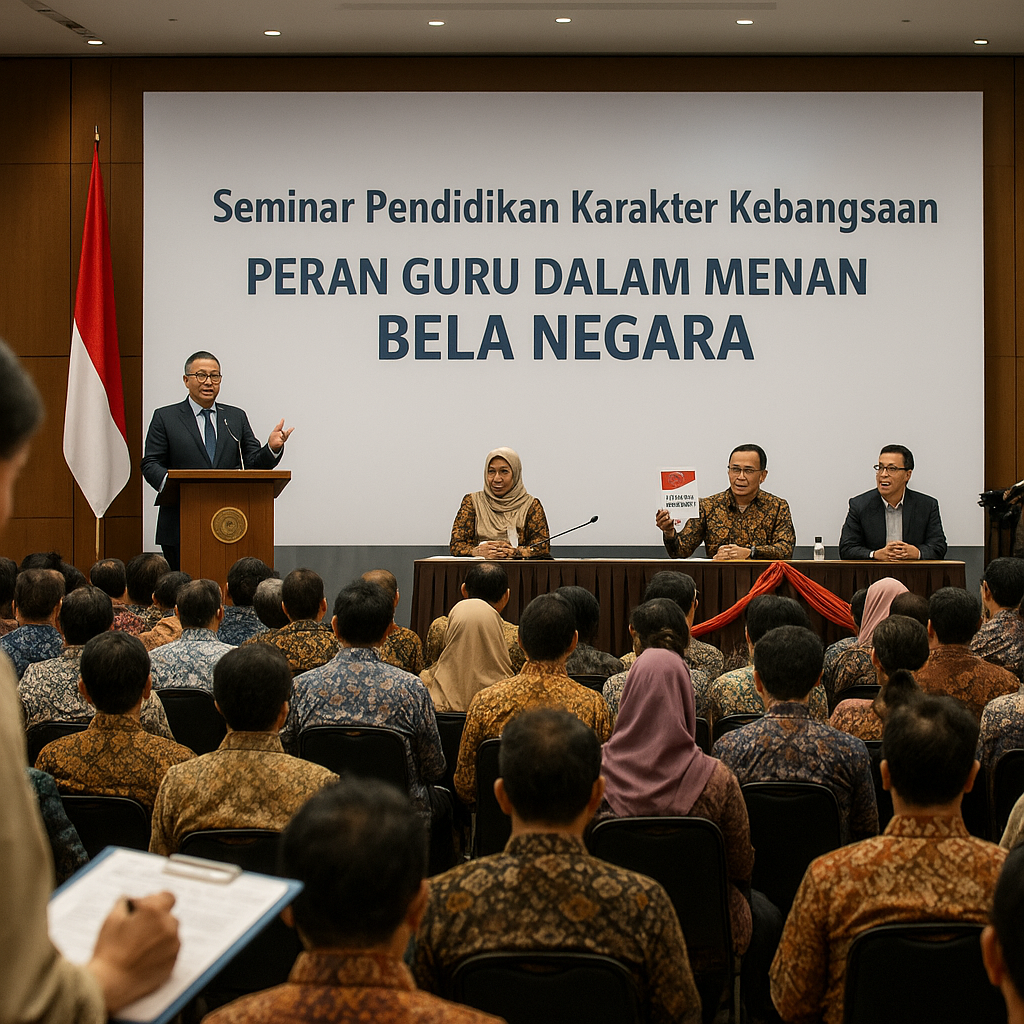 Seminar Pendidikan Karakter Kebangsaan: Peran Guru dalam Men...