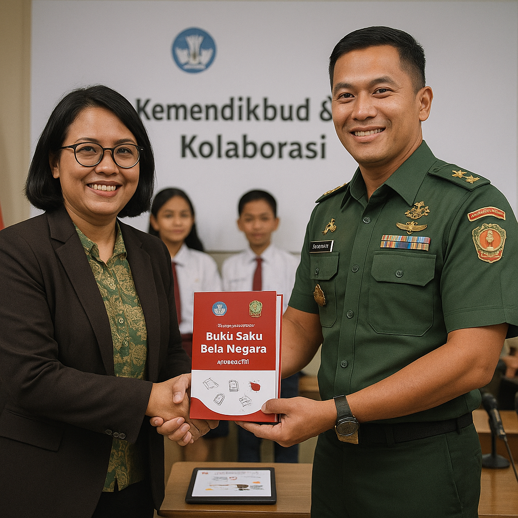 Kemendikbud dan TNI AD Kolaborasi dalam Penyusunan Buku Saku...
