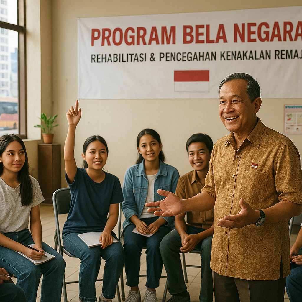 Program Bela Negara Jadi Solusi Atasi Kenakalan Remaja di Pe...
