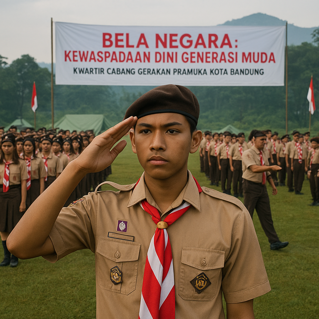 Kegiatan Pramuka Penegak se-Kota Bandung Fokus pada Latihan...