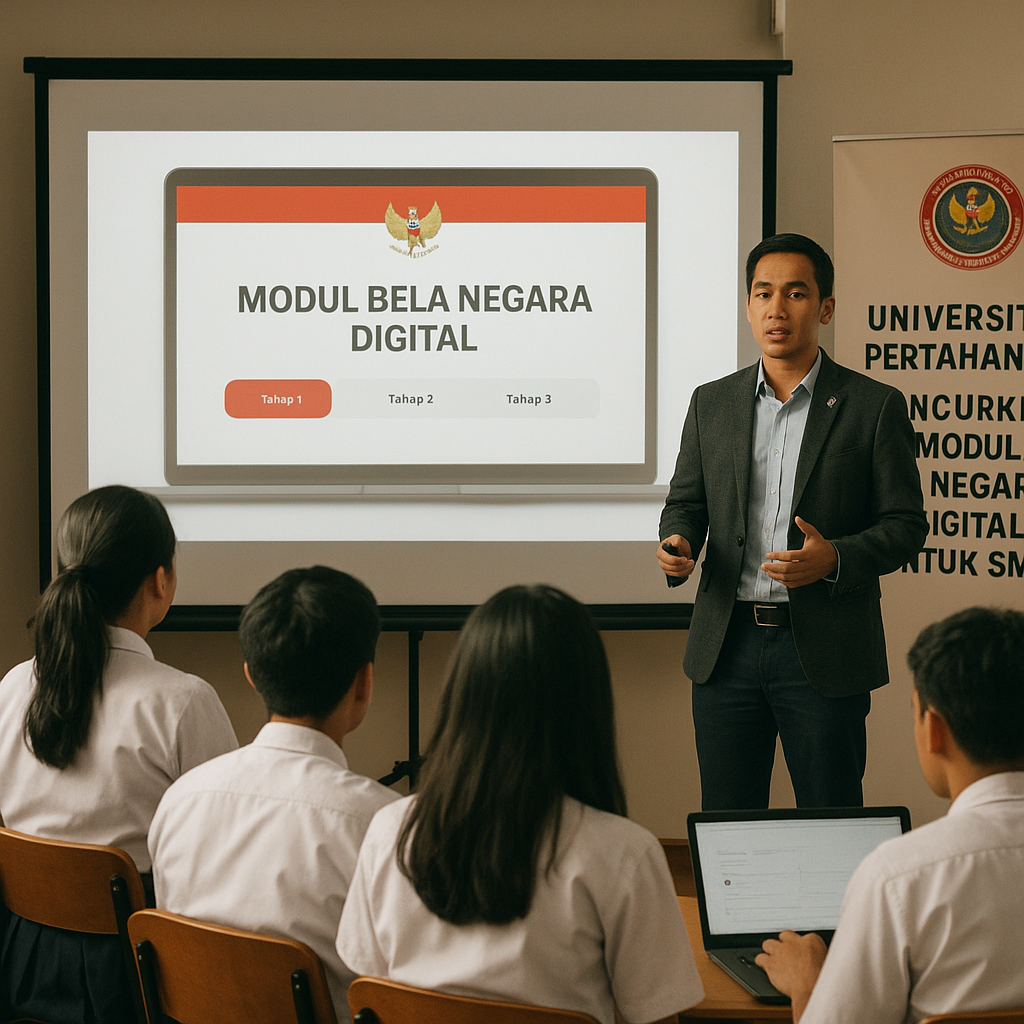 Universitas Pertahanan Luncurkan Modul Bela Negara Digital u...