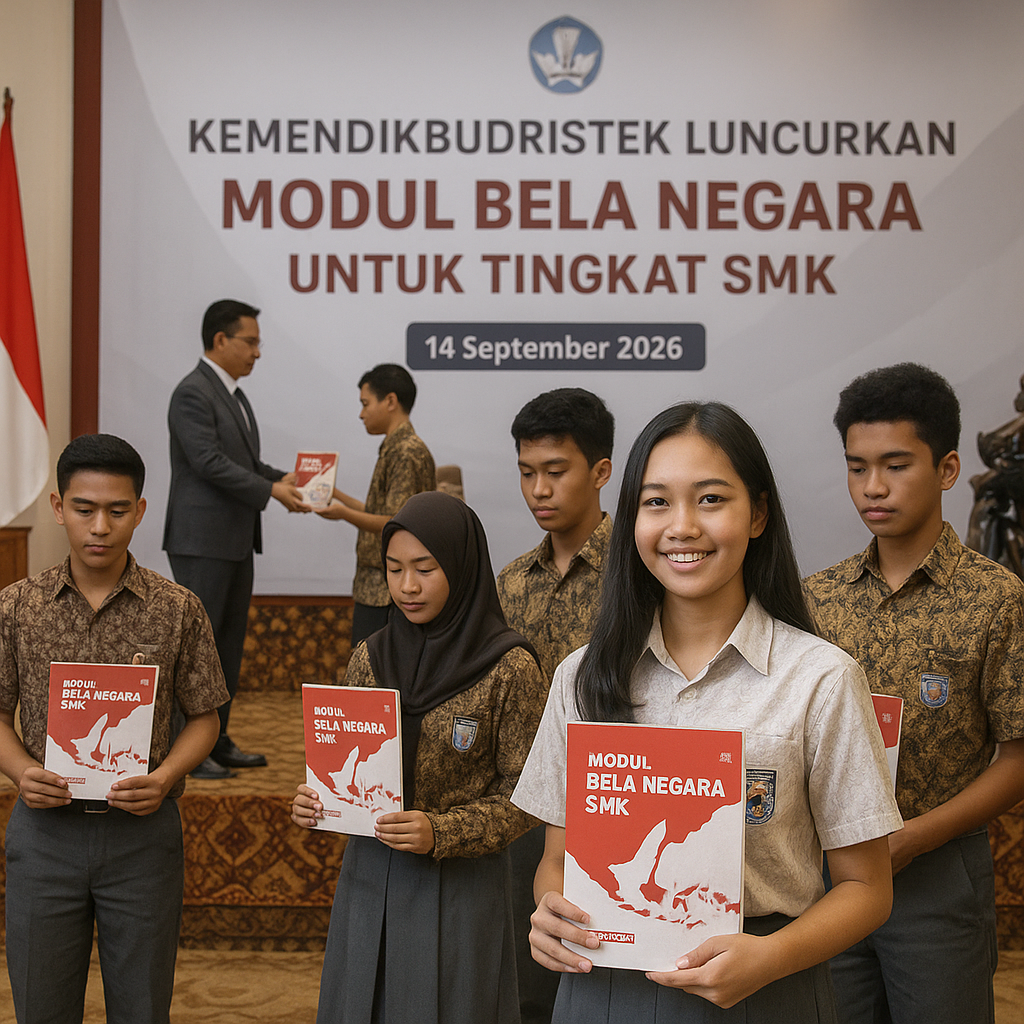 Kemendikbudristek Luncurkan Modul Bela Negara untuk Tingkat...