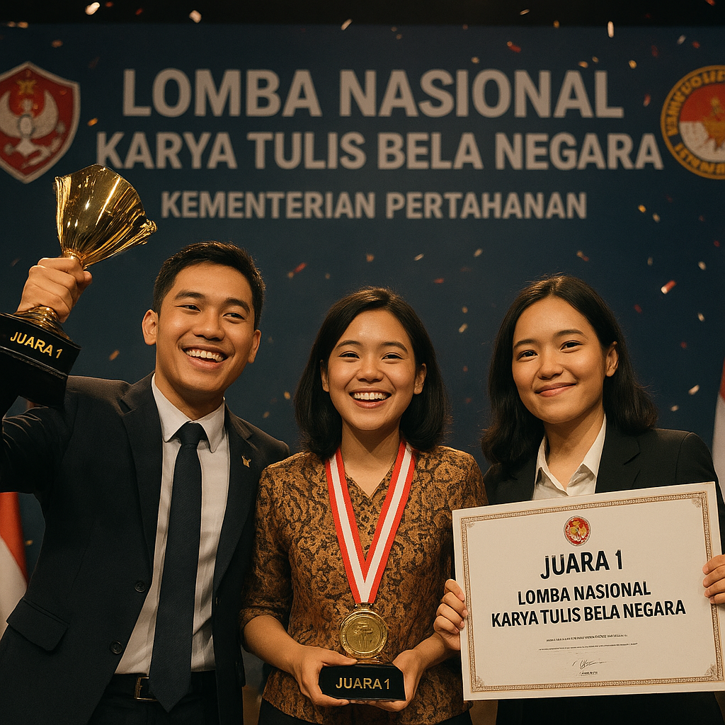 Mahasiswa Unhan Raih Juara Lomba Nasional Karya Tulis Bela N...