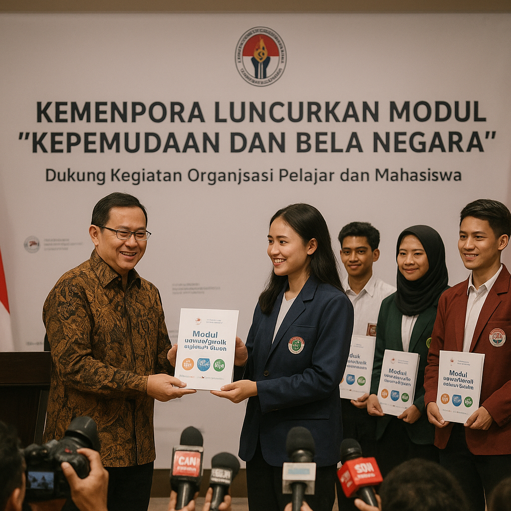 Kemenpora Luncurkan Modul 'Kepemudaan dan Bela Negara', Duku...