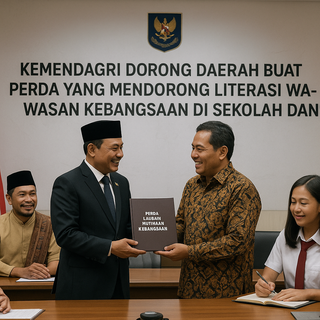 Kemendagri Dorong Daerah Buat Perda yang Mendorong Literasi...