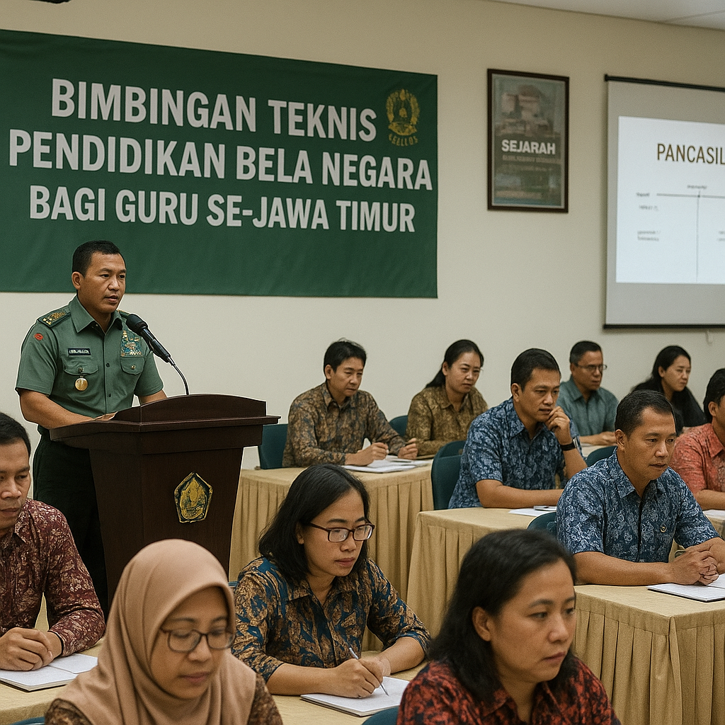 TNI AD Gelar Bimbingan Teknis Pendidikan Bela Negara bagi Gu...