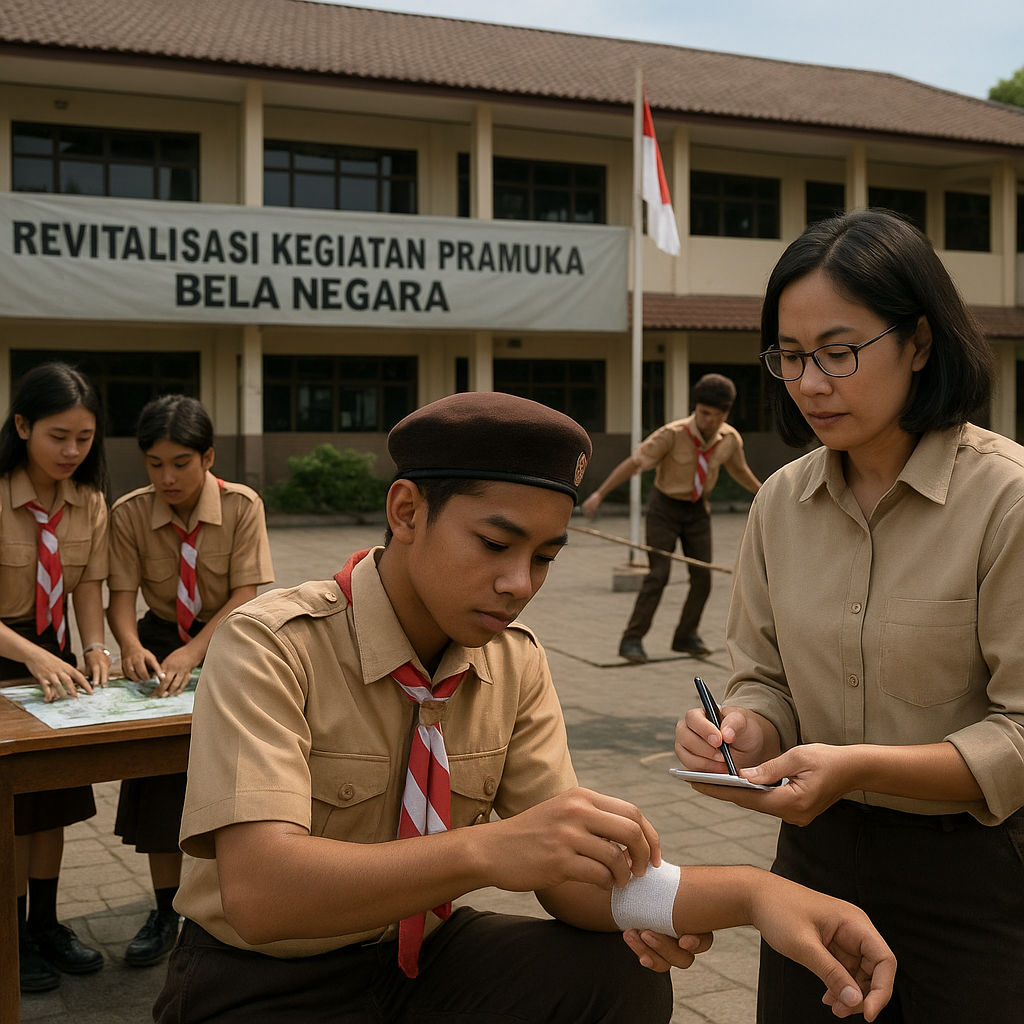 Peningkatan Kegiatan Pramuka sebagai Sarana Bela Negara di S...