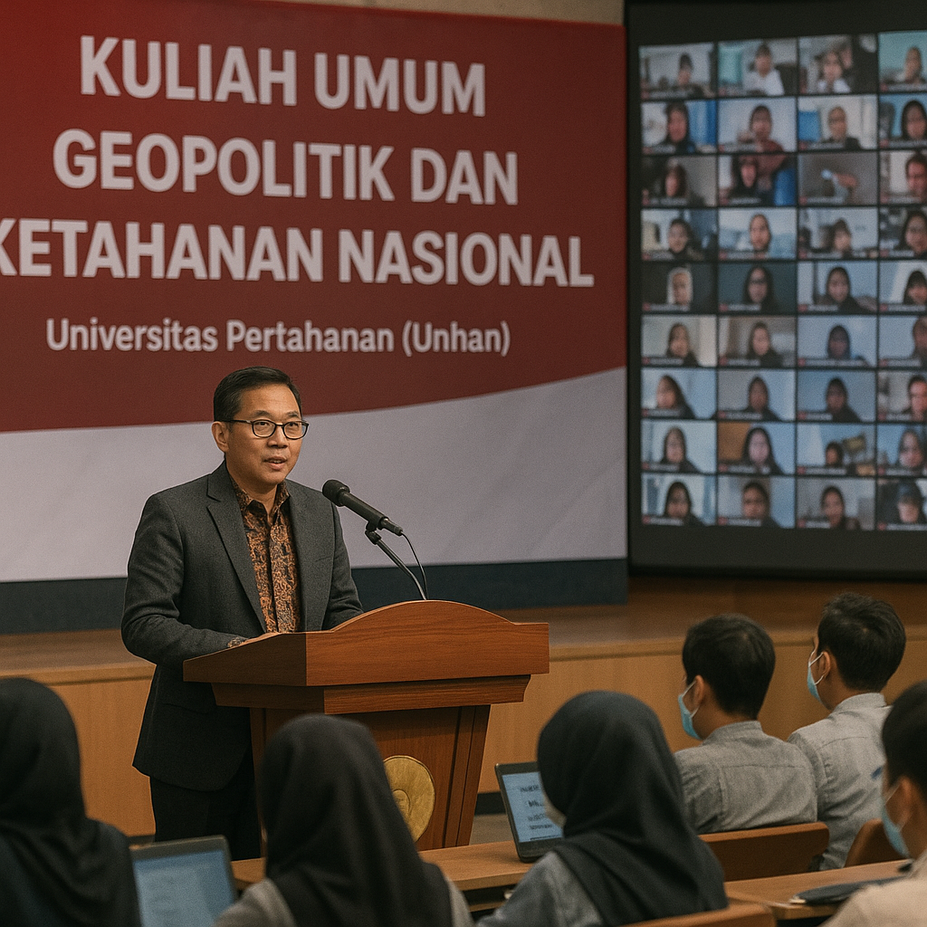 Unhan Gelar Kuliah Umum 'Geopolitik dan Ketahanan Nasional'...