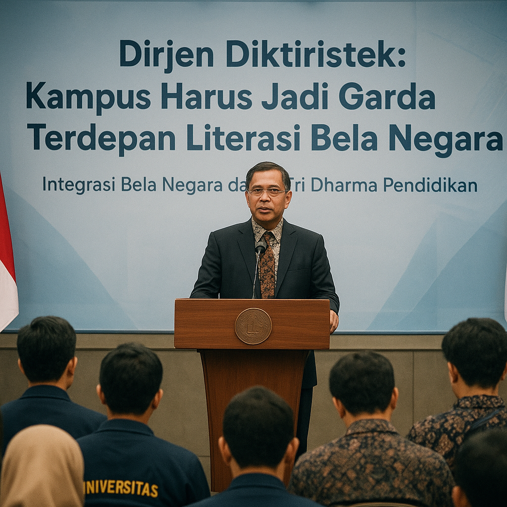 Dirjen Diktiristek: Kampus Harus Jadi Garda Terdepan Literas...