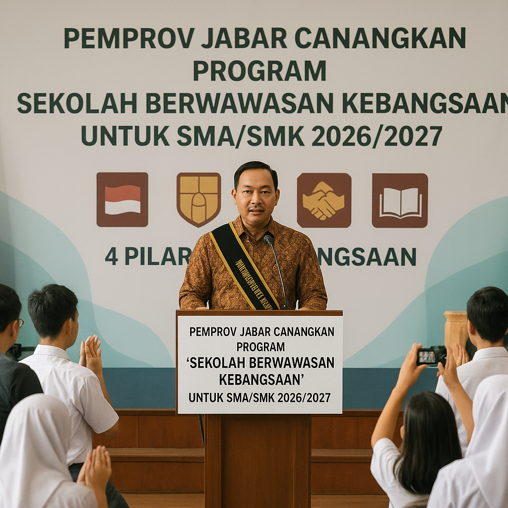 Pemprov Jabar Canangkan Program 'Sekolah Berwawasan Kebangsa...