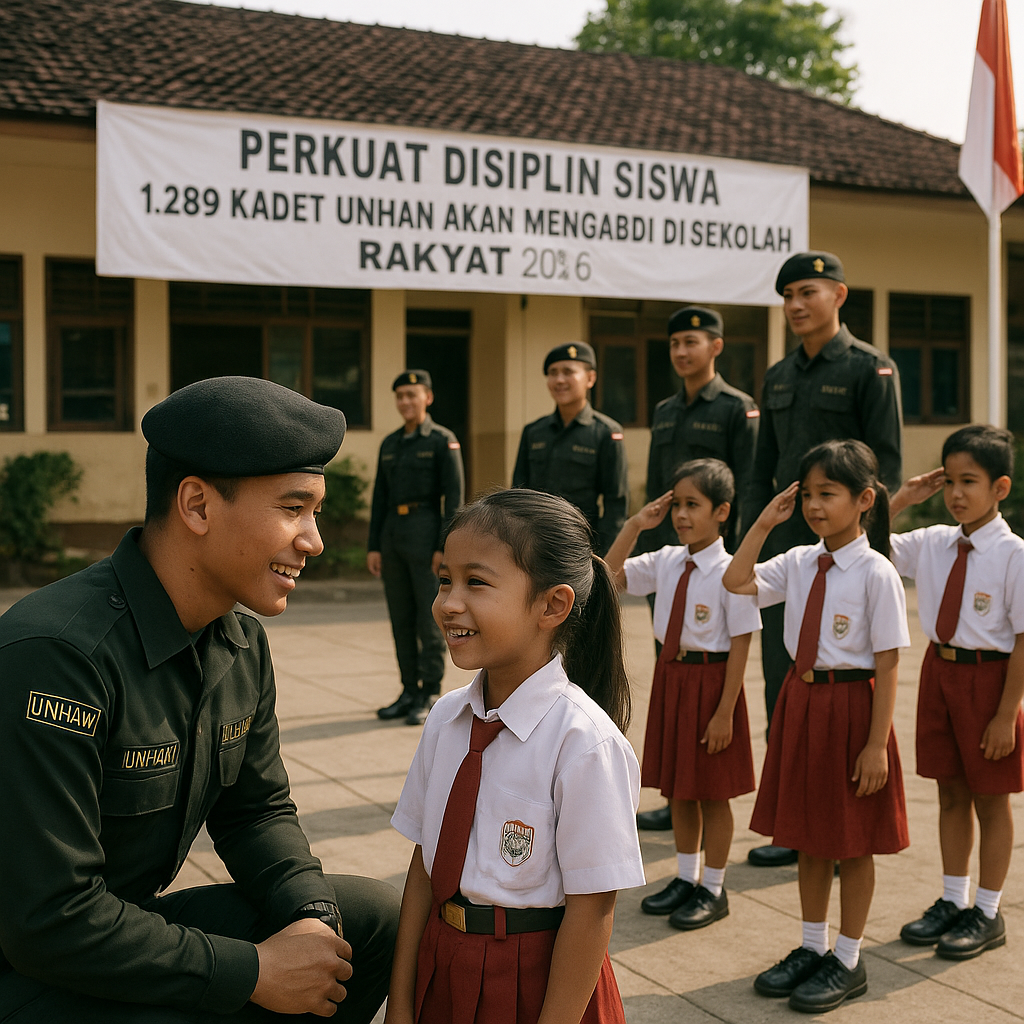 Perkuat Disiplin Siswa, 1.289 Kadet Unhan akan Mengabdi di S...