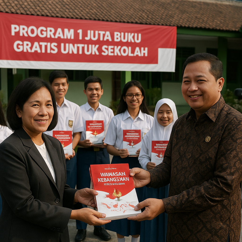 Pemerintah Sediakan Buku Wawasan Kebangsaan Gratis untuk Sek...