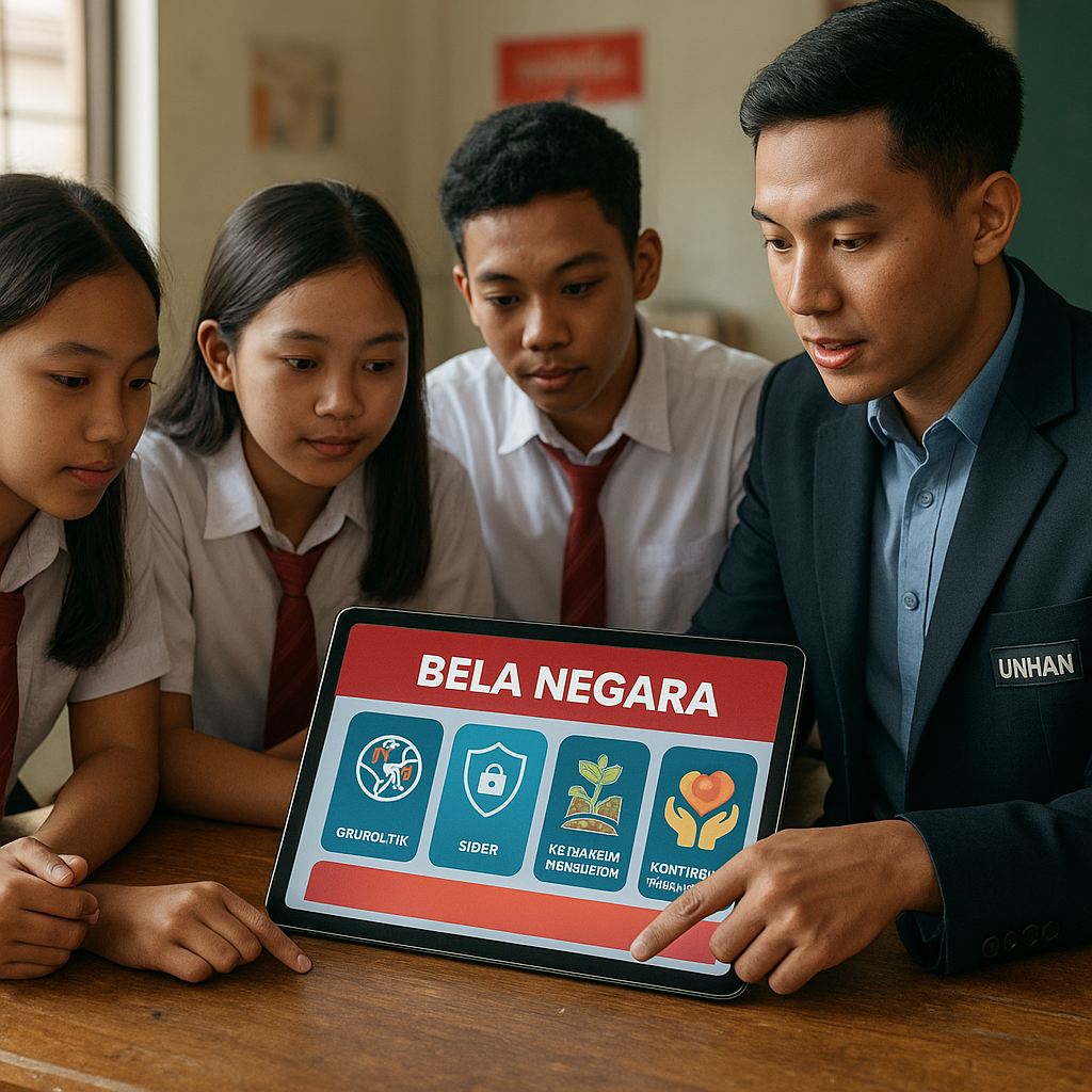 Unhan Kembangkan Modul Bela Negara Digital untuk SMA dan SMK