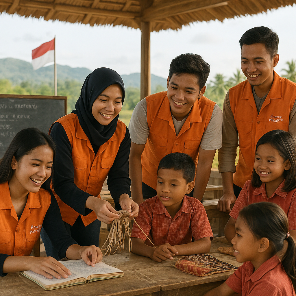 Program 'Kampus Mengajar' Perkuat Nilai Kebangsaan di Daerah...