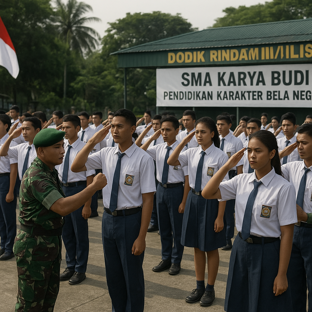 SMA Karya Budi Gembleng Karakter Siswa Lewat Pendidikan Bela...