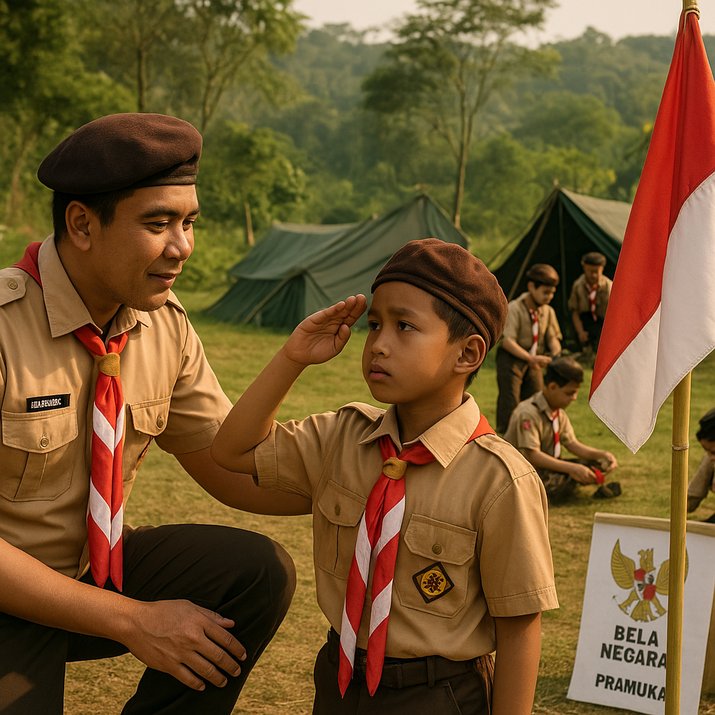 Pramuka Jadi Wadah Utama Penanaman Nilai Bela Negara Sejak D...