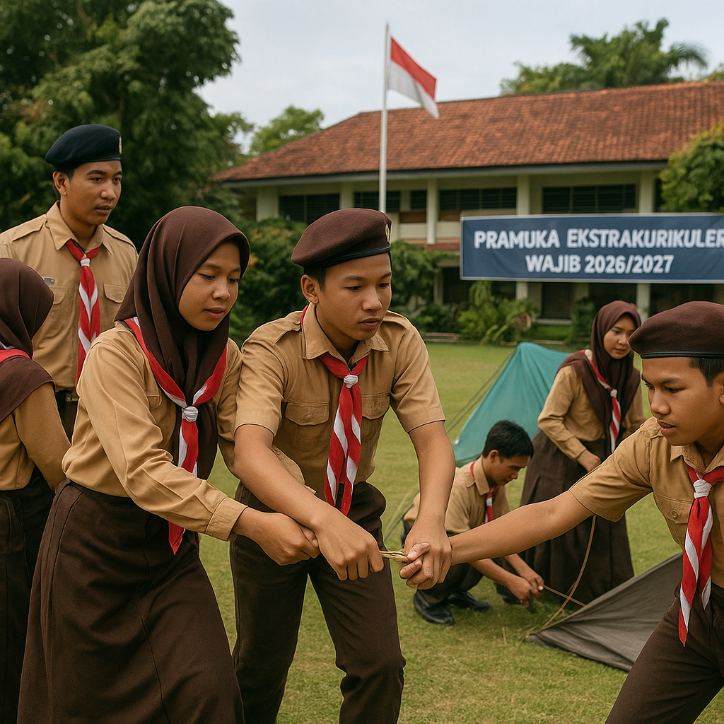 Pramuka Jadi Ekstrakurikuler Wajib untuk Penguatan Pendidika...