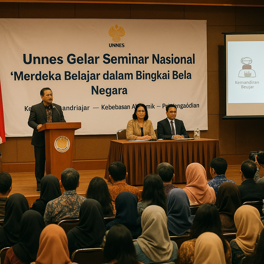 Unnes Gelar Seminar Nasional 'Merdeka Belajar dalam Bingkai...