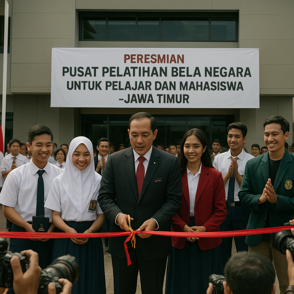 Menhan Resmikan Pusat Pelatihan Bela Negara untuk Pelajar da...