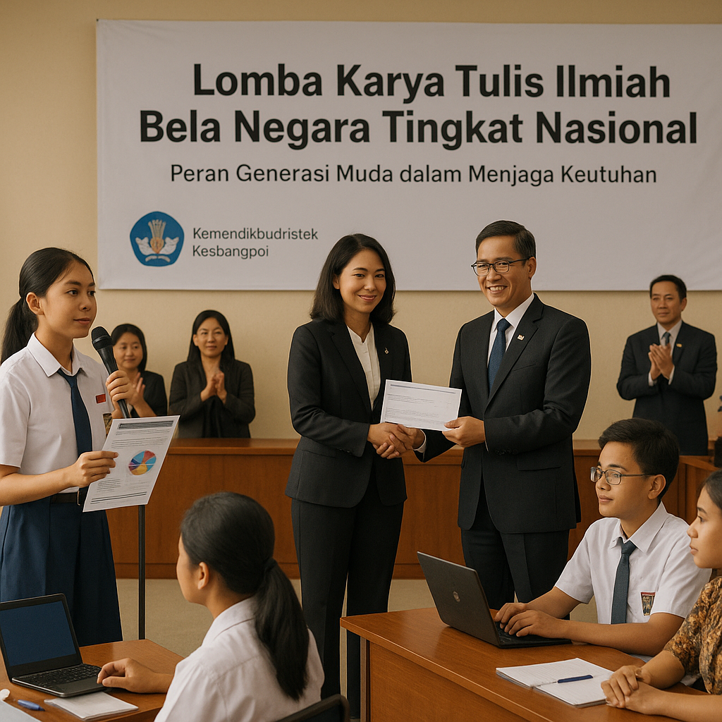 Lomba Karya Tulis Bela Negara untuk Pelajar Tingkat Nasional...