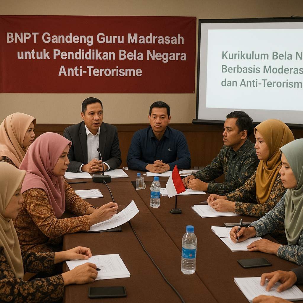 BNPT Gandeng Guru Madrasah untuk Pendidikan Bela Negara Anti...