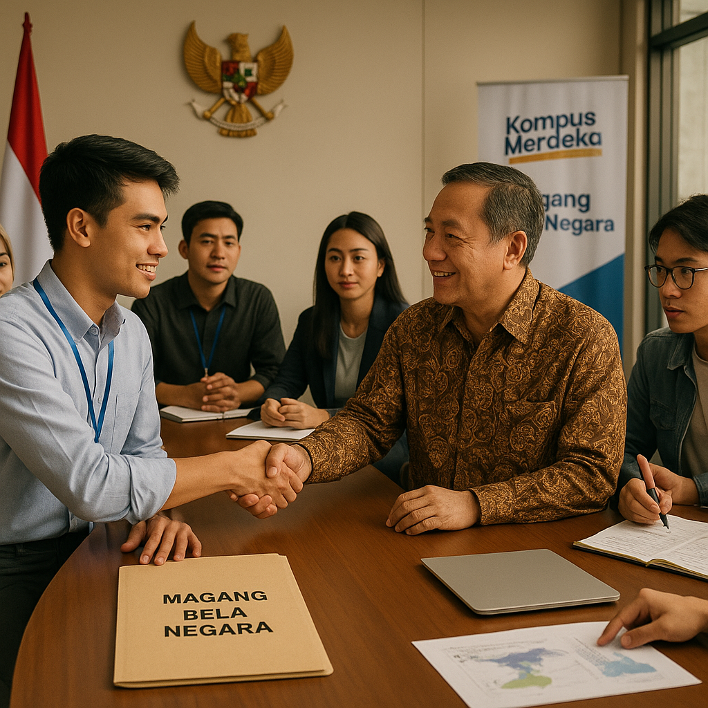 Kampus Merdeka Siapkan Skema 'Magang Bela Negara' di Lembaga...
