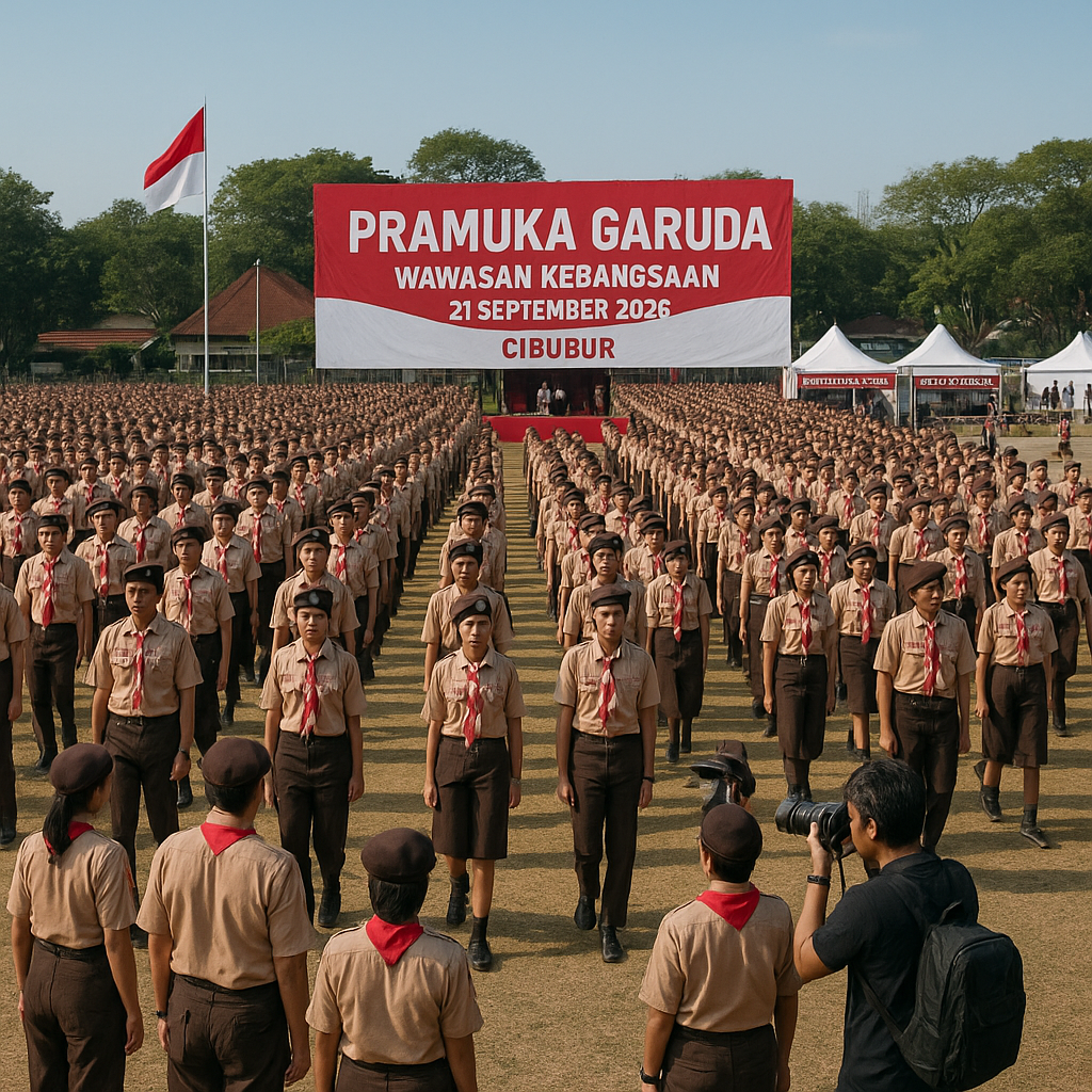 Pramuka Garuda: 5.000 Pelajar Ikuti Kegiatan Wawasan Kebangs...