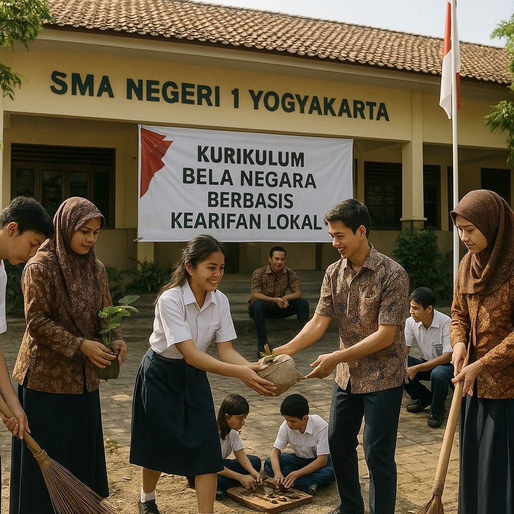 SMA Negeri 1 Yogyakarta Terapkan Kurikulum Bela Negara Berba...