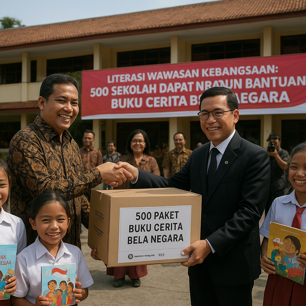 Literasi Wawasan Kebangsaan: 500 Sekolah Dapat Bantuan Buku...